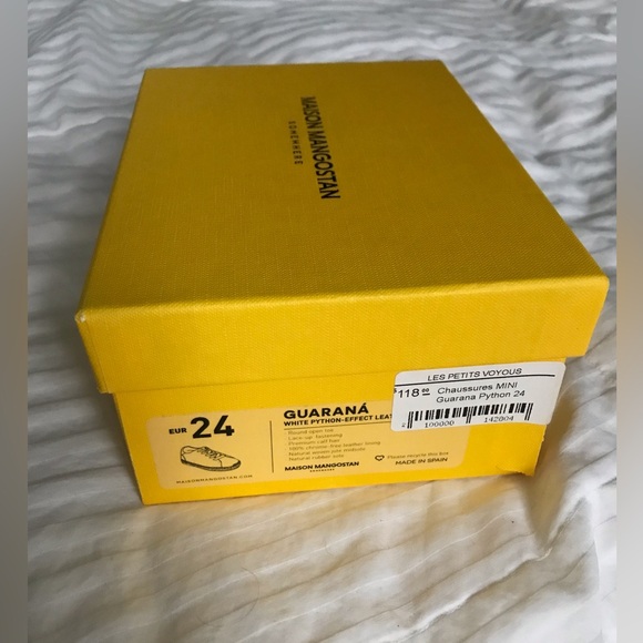 Maison Mangostan toddler leather sneakers - Picture 3 of 5